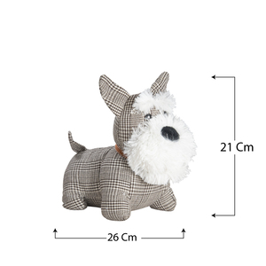 Topper per cani in tessuto a righe da 1.2kg marrone grigio nero per porte e finestre per decorazione domestica - Product Image 2