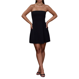2026 robe trapèze sans bretelles chaude pour femmes taille naturelle Anti-rides Mini longueur avec logo avant fabriqué au Vietnam Style ODM - Product Image 1