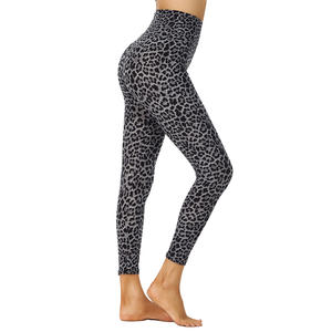Ladies High Waist Sexy Butt Lift Sport <b>Leopard</b> Digital <b>Printed</b> <b>Leggings</b> Cross Waist Gym Fitness Women Tights Ladies Daily Wear - Product Image 3