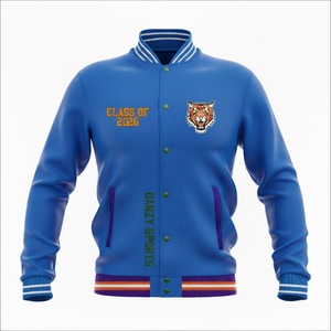 Chaqueta Universitaria Vintage de Invierno al por Mayor, Chaqueta de Lana/Viscosa para Hombre con Bordado, Parches con Logotipo Sublimado Personalizado, Diseño Sólido, OEM - Product Image 5