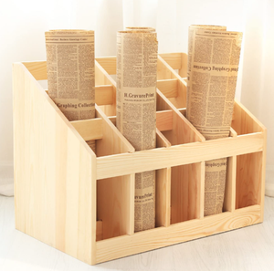 Estante Plegable de Madera para Guardar Esterillas de Yoga y Fitness - Product Image 4