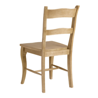 Chaise de salle à manger en bois classique Cadre en bois massif pour ensemble de salle à manger
