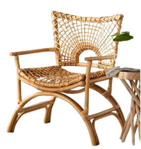 Silla de muebles decorativos de ratán de gran tamaño de calidad de lujo para el hogar y la sala de estar, silla de ratán de forma personalizada para muebles - Product Image 4