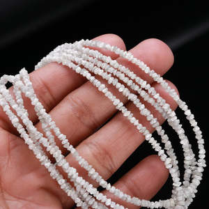 Perles de diamant brut blanc-gris de haute qualité, pépites de diamant non taillées de qualité supérieure - Product Image 4