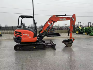 Mini-excavatrice Kubota KX040-4 6 tonnes de haute qualité avec pompe de boîte de vitesses et roulement – Équipement d'occasion fiable à bas prix - Product Image 6