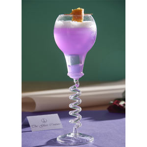 El mejor proveedor del mundo de cristalería de diseño moderno Vajilla Celestial Spiral Designer Glass para uso en fiestas y eventos - Product Image 1