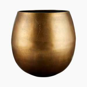 Modern Aluminium Planter Brass Antique Look for Flower Arrangement Rich Look Planter - Product Image 3