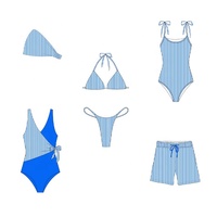 107 nouveauté asiatique dernières filles Sexy ouvert deux pièces Bikini femme 2024 plage maillot de bain