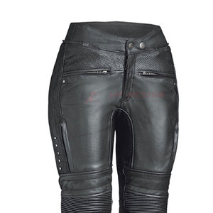 New Style Outdoor Use Women's Motorcycle Leather <b>Pants</b> Breathable High Quality All Seasons Customized Colors - Product Image 3