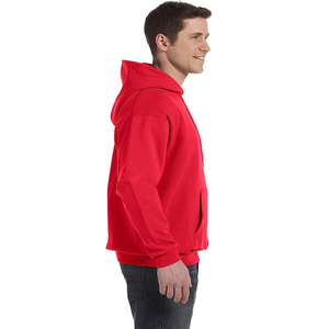Sudadera con capucha de algodón Premium 100% para hombre, sudadera de invierno de tela de rizo francés de gran tamaño con estampado Digital bordado Puff - Product Image 2