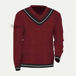 Striped Fashion Streetwear Design 2024 Men Knitted Printed Embroidery Pullover Sweaters Breathable Knitwear School <b>Cardigans</b> - Product Image 3