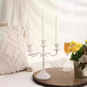 Candle <b>Holders</b> Modern Metal <b>Candlestick</b> Wedding Candle Stand Exquisite Christmas Desktop Party Decor for Home Decor <b>Black</b> Gift - Product Image 1