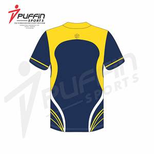 Maillot de baseball unisexe personnalisable, nouveau, imprimé par transfert thermique, respirant, 100% polyester, col en V, conception gratuite, logo d'équipe OEM - Product Image 3
