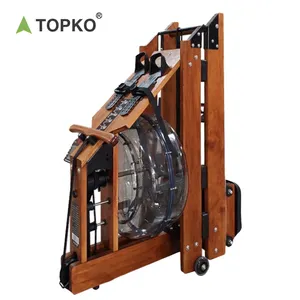 TOPKO Fitness magnetisches Ruder gerät mit Monitor