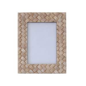 Marco de fotos de MDF rectangular de tamaño personalizado al por mayor, alta demanda, tejido de resina moderno, marcos de madera de la mejor calidad a precios competitivos - Product Image 1