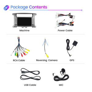 丰田陆地巡洋舰<span class=keywords><strong>100</strong></span> LC100 1998-2007的MEKEDE Coche Pantalla Carro汽车导航360音频立体声汽车播放多媒体 - Product Image 4