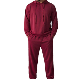 Chándal personalizado para entrenamiento de hombre, Jersey deportivo para hombre, gimnasio, Jogging, pantalones lisos, traje de dos piezas, conjunto de chándal - Product Image 3