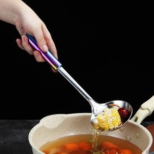 Juego de 2 cucharas de boda de acero inoxidable de diseño clásico de Color Dorado de la India, Ideal para utensilios de cocina, juego de cucharas para servir artículos de Hotel - Product Image 4