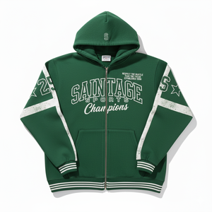 Y2K Streetwear en détresse 100% coton poids lourd goutte épaule à capuche unisexe surdimensionné pull personnalisé broderie blanc Vintage - Product Image 2