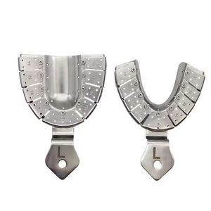 Bandejas de Impresión Dentales de Acero Inoxidable de la Mejor Calidad, Instrumentos Quirúrgicos Dentales, Fuente de Alimentación Manual, Bandeja de Impresión Dental de Calidad - Product Image 2
