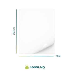 Professionnel 300 feuilles d'étiquettes adhésives imprimables A4 de haute qualité 160gr/m2 210x297mm pour emballage de bureau à domicile - Product Image 2