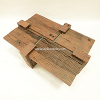 Mesa de Centro de Madera Rústica Hecha a Mano, Ecológica y Personalizable para Villa, Hotel, Apartamento, Muebles de Sala de Estar, Decoración del Hogar
