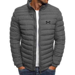 Veste matelassée brillante pour homme de qualité supérieure, capuche amovible, manteau d'hiver, vêtement d'extérieur isolé brillant - Product Image 1