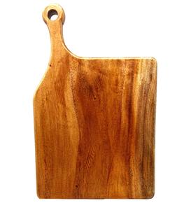 Fabricant de planche à découper de forme ronde de haute qualité Planche à découper en bois polie à la main. - Product Image 2