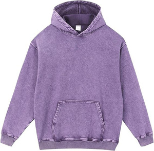 Acid Wash Hombres Sudadera con capucha Sudadera de gran tamaño Personalizar Streetwear Vintage Hombres French Terry Hoodie Cotton Fleece Hombre Hoodie - Product Image 1