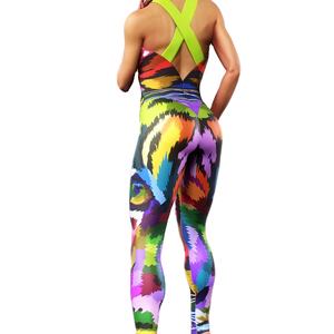 ชุดโยคะผู้หญิงดีไซน์ใหม่ล่าสุด คุณภาพดี แฟชั่นทันสมัย เอวยางยืด ชุดออกกำลังกายแบบ 2 ชิ้น สั่งทำได้ - Product Image 6