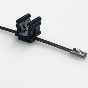 Clips de bord en 2 pièces en gros Attaches de câble en acier inoxydable 304 anti-UV pour la gestion des câbles solaires australiens - Product Image 1