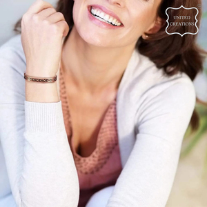 Bracelets magnétiques en cuivre rouge vintage de haute qualité - Product Image 6