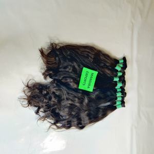 วิกผมตรง100% สำหรับคนผมตรงแบบอินเดียไม่ผ่านกระบวนการทางเคมีเป็นมัดผมมนุษย์ - Product Image 4