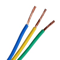 Cable eléctrico con aislamiento de PVC de 1,5 MM y 2,5 MM de conductor de cobre desnudo a prueba de agua