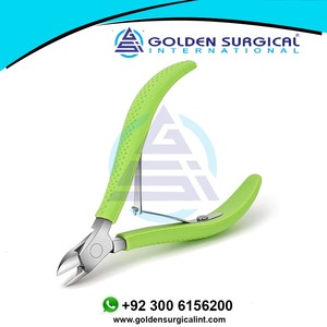 Cortacutículas Pequeño, Recortador de Cutículas con Mango Recubierto de Goma, Herramientas de Manicura, Cortacutículas de Mandíbula Completa para Uñas, Precio Bajo - Product Image 3