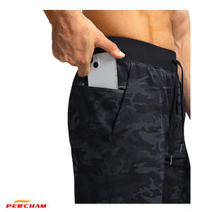 Shorts pour hommes 2026, style urbain, écologiques, 100 % polyester, taille mi-haute, fermeture élastique et tissu en toile - Product Image 3