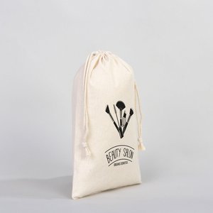 <b>Large</b> Size 8 W X 12 H Inch Cotton Canvas <b>Drawstring</b> Pouch <b>bag</b> For Gifting Purpose Packaging bento handbag cabinet polish <b>bags</b> - Product Image 6