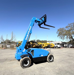 Genie GTH-5519 Rough Terrain Telehandler 4X4 <b>Gasoline</b> Powered With Hydraulic Side Shifter And Three Stage Mast - Product Image 3