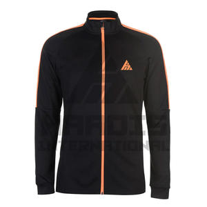 Ropa deportiva de diferentes colores, chándal con estampado de logotipo personalizado para hombre, venta al por mayor, chándal de manga larga con cremallera de poliéster 100% para mí - Product Image 6