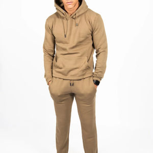 Survêtements personnalisés pour hommes, en coton French Terry 360 g/m², nouveau style streetwear, sweat-shirt à capuche, jogging, personnalisable, vierge - Product Image 1