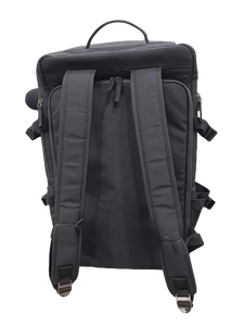 Equipaje de viaje de poliéster reciclado impermeable todo en uno Mochila de lona negra de gran capacidad con cierre de cremallera Unisex - Product Image 5