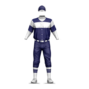 Custom Baseball Uniform Set Shirts Pants Sublimation Logo Print <b>Strip</b> Baseball Softball Wear Polyester Comfortable Breathable - Product Image 2