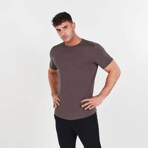 Camisetas Deportivas de Manga Corta para Hombre, Lisas, Personalizadas al por Mayor, de Alta Calidad, de Algodón/Poliéster, Transpirables y de Secado Rápido - Product Image 2