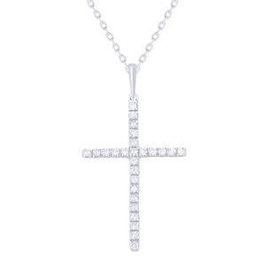 Colgante y abalorios de diamantes reales Rikhava de lujo, accesorio de moda para compromiso de boda y ropa de fiesta para mujer - Product Image 6