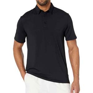 เสื้อโปโลสำหรับผู้ชายเสื้อกีฬาแขนสั้นแห้งเร็วสีพื้น - Product Image 3