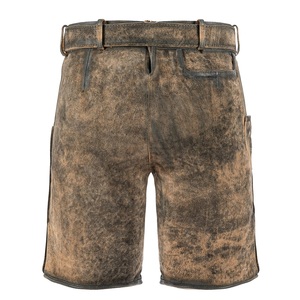 Venta al por mayor mejor proveedor diseño personalizado hombres Bavarian Lederhosen High Street cuero genuino Bavarian Lederhosen para bordado - Product Image 4