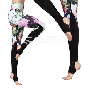 Printed Sublimated Stretchable Women's <b>Stirrup</b> <b>Legging</b> - Product Image 3