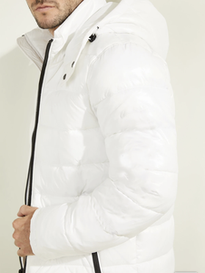 Veste matelassée à capuche pour homme de haute qualité sur mesure, manteau d'hiver chaud matelassé, coupe-vent, résistant à l'eau, sur mesure, OEM, vente en gros - Product Image 5
