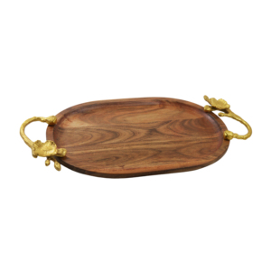 Bandeja de Servicio de Madera de Diseño en Colores con Material de Madera de Calidad Estándar y Acabado Pulido - Product Image 3