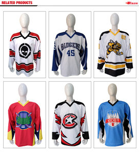 Wholesale Custom Embroidery 100% polyester <b>Applique</b> sublimation printing Ice Hockey Jersey 100% Polyester Hockey Jersey - Product Image 6